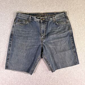 Dockers Mens Jeans Shorts Blue Size 38 (38) Cut-Off Denim Classic Fit